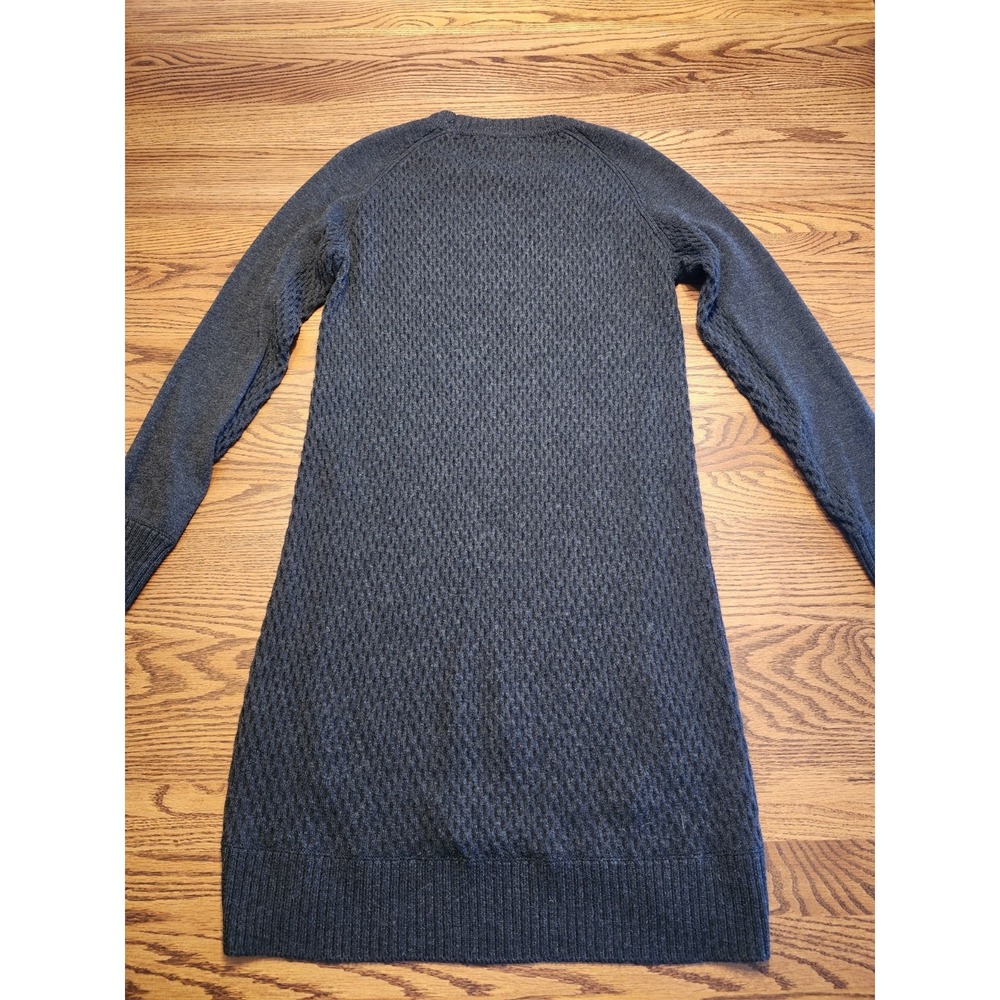 Title Nine Krimson & Klover Sweater Dress Womens Medium Dark Gray Merino Wool‎ - Picture 2 of 7